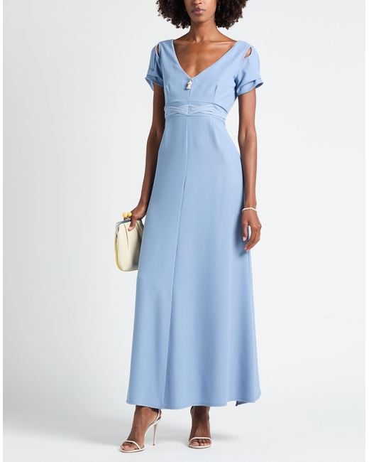 Vestito Lungo di ELISA CAVALETTI by DANIELA DALLAVALLE in Blue
