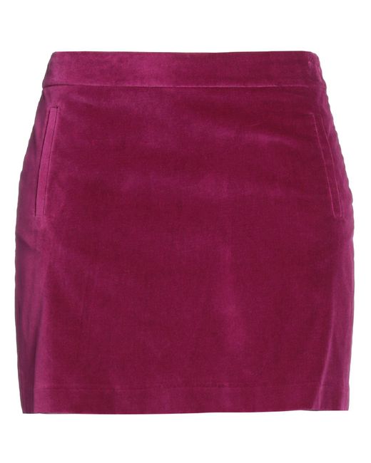 Grifoni Purple Mini Skirt