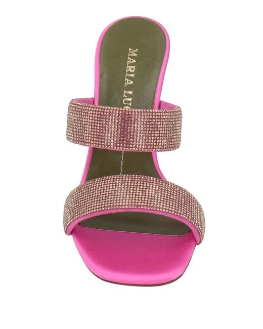 MARIA LUCA Pink Sandals
