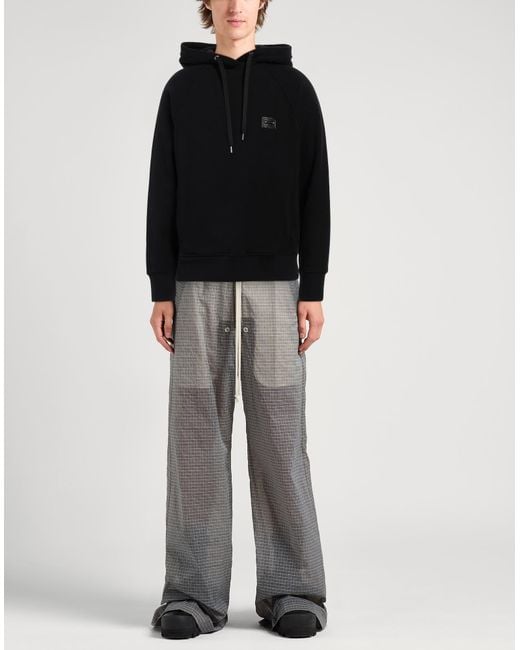 Neil Barrett Black Sweatshirt Cotton, Rubber for men