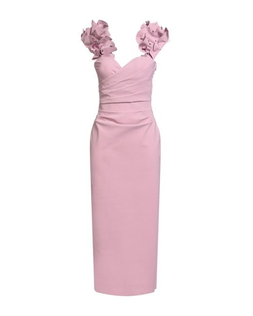 La Petite Robe Di Chiara Boni Women's Pink Maxi Dress Polyamide