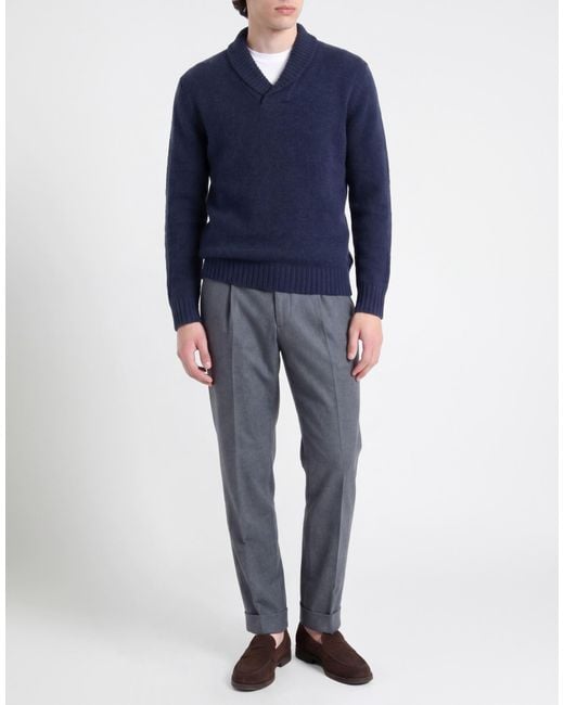 Kangra Blue Sweater Wool, Polyamide, Cashmere, Elastane for men
