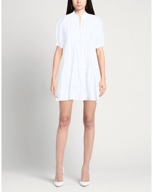 Soallure White Mini Dresses