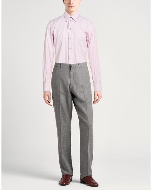 Dolce & Gabbana Pink Shirt Cotton for men