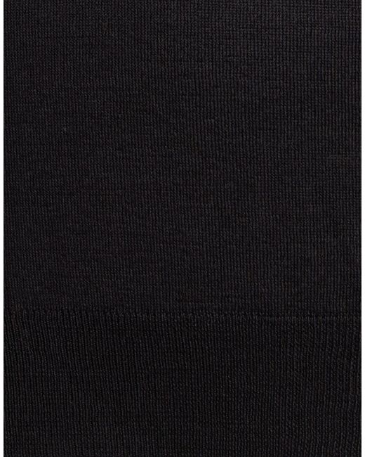 Moorer Black Sweater Virgin Wool for men