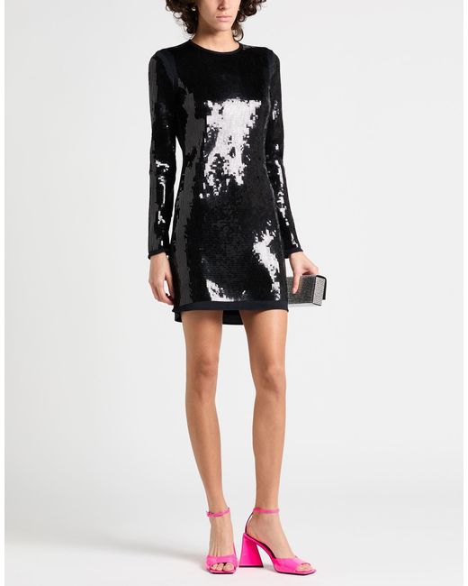 Rabanne Black Mini Dress Viscose, Elastane