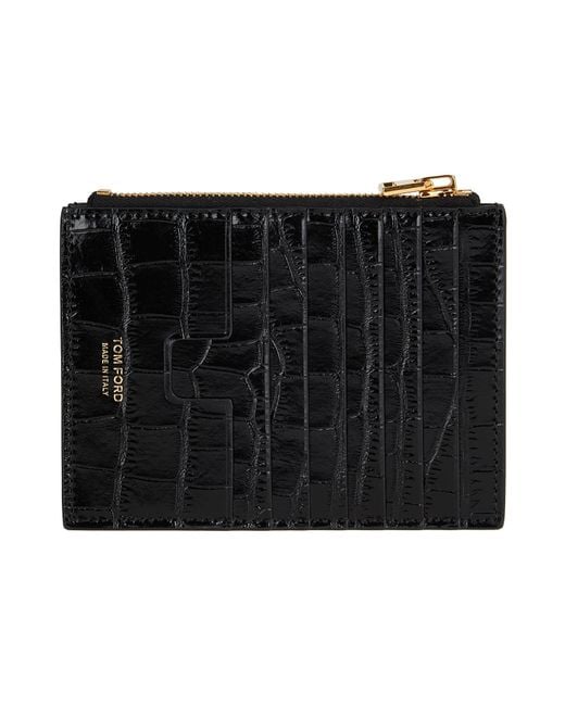 Tarjetero Tom Ford de color Black