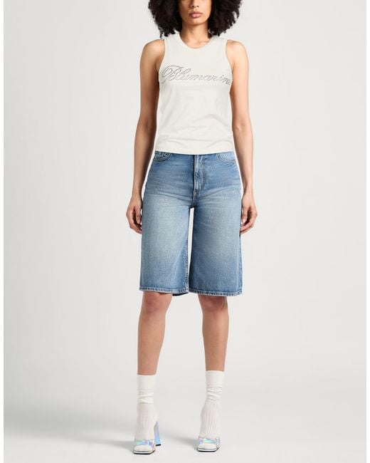 Blumarine White Tank Tops