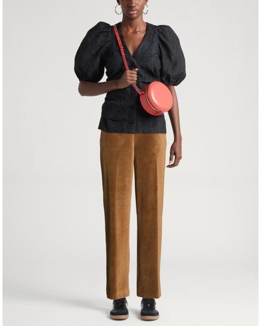 Circolo 1901 Brown Pants Cotton, Polyester