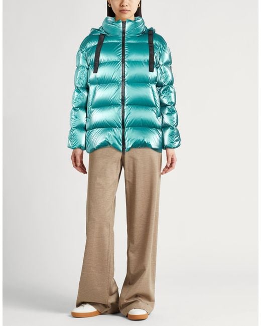 Hogan Green Puffer Polyamide