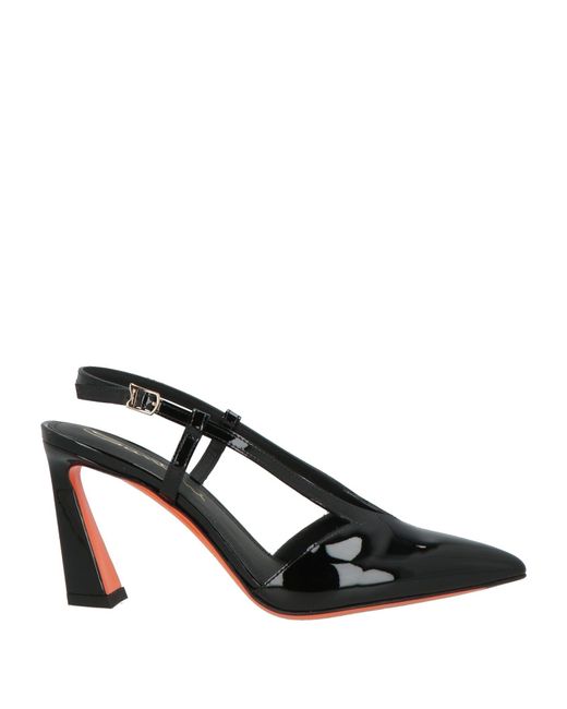 Santoni Black Pumps