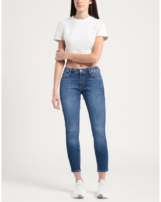 AG Jeans Blue Jeans Cotton, Lyocell, Elastomultiester, Elastane