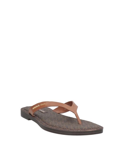 MICHAEL Michael Kors Brown Thong Sandal