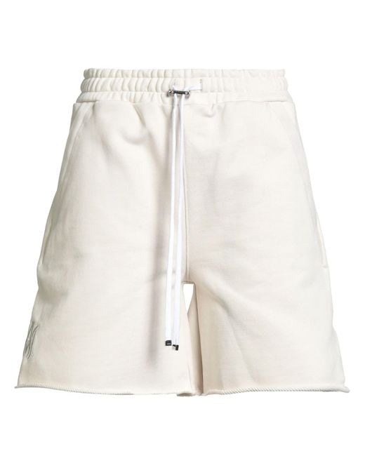 Amiri Natural Shorts & Bermuda Shorts Cotton