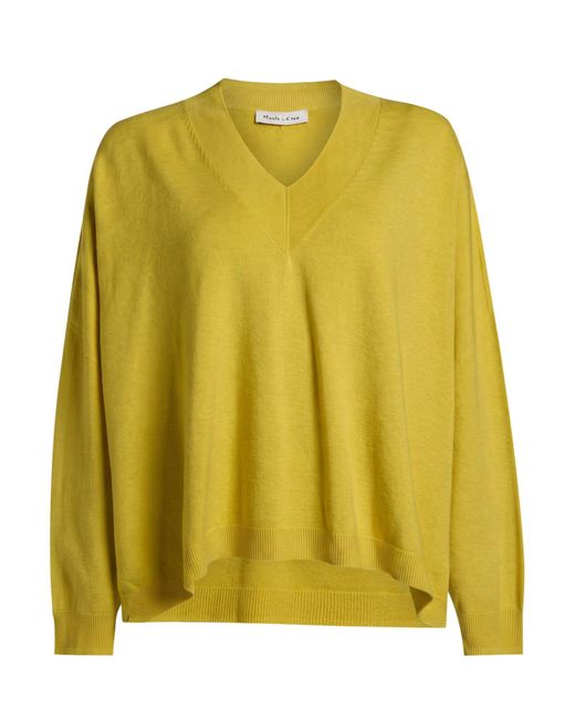 Manila Grace Yellow Sweater Viscose, Polyester, Polyamide