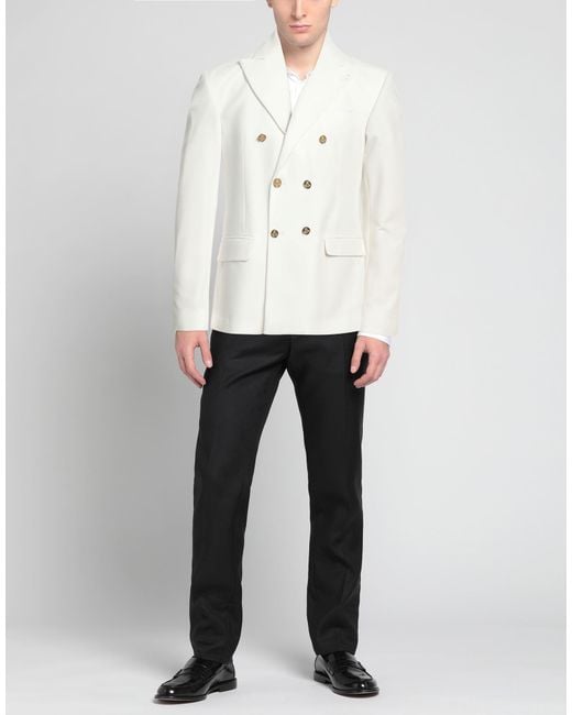 Daniele Alessandrini White Blazer for men