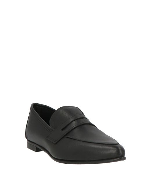 Divine Follie Black Loafers Leather