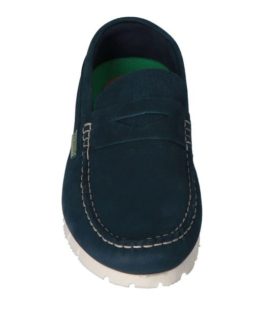 Docksteps Blue Loafers Soft Leather for men