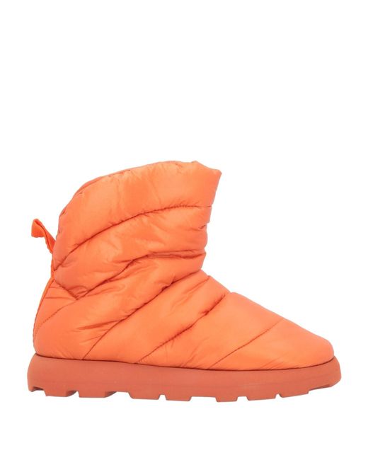 PIUMESTUDIO Orange Ankle Boots