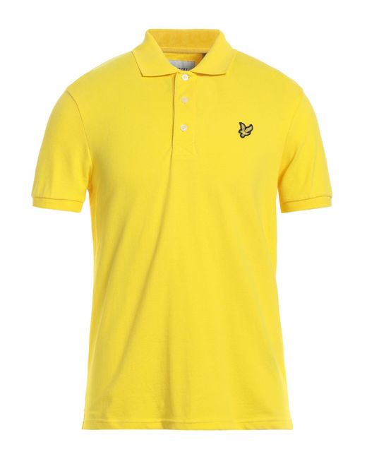 Lyle & Scott Yellow Polo Shirt for men