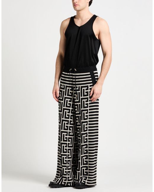 Balmain White Trouser for men