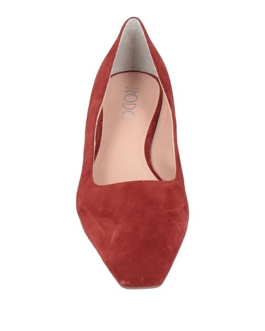 Rodo Red Ballet Flats