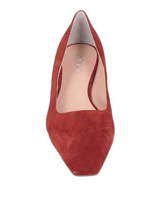Rodo Red Ballet Flats