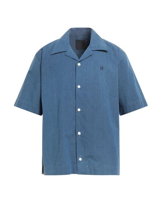Givenchy Blue Shirt Cotton for men
