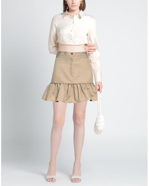 Sandro Natural Mini Skirt
