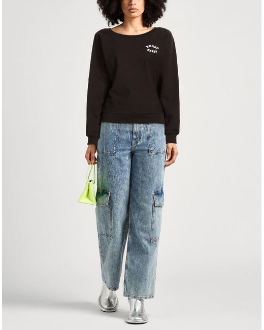 KENZO Black Sweatshirt Cotton