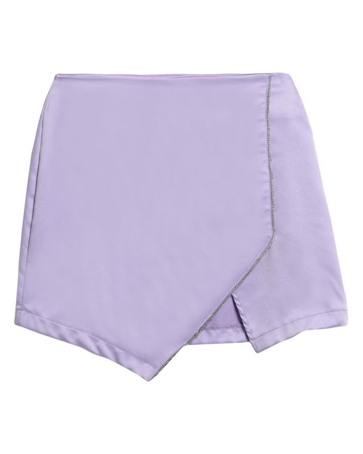 Haveone Purple Mini Skirt