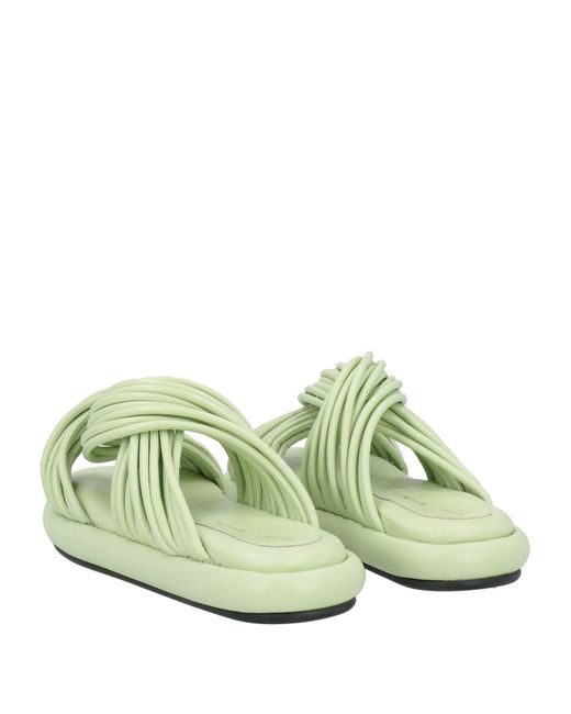 Proenza Schouler Green Light Sandals Textile Fibers