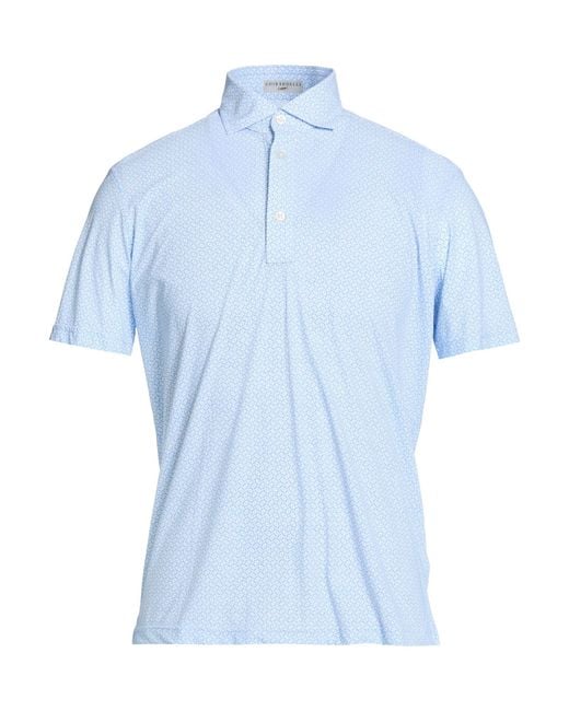 Ghirardelli Blue Polo Shirts for men