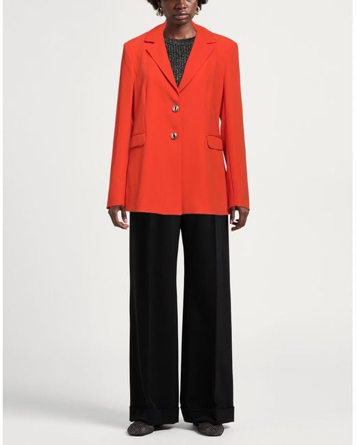 Liu Jo Red Blazer Polyester