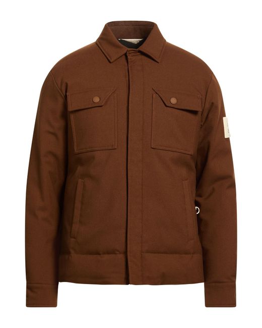 AFTER LABEL Brown Puffers for men