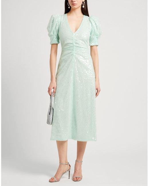 ROTATE BIRGER CHRISTENSEN Green Midi Dress
