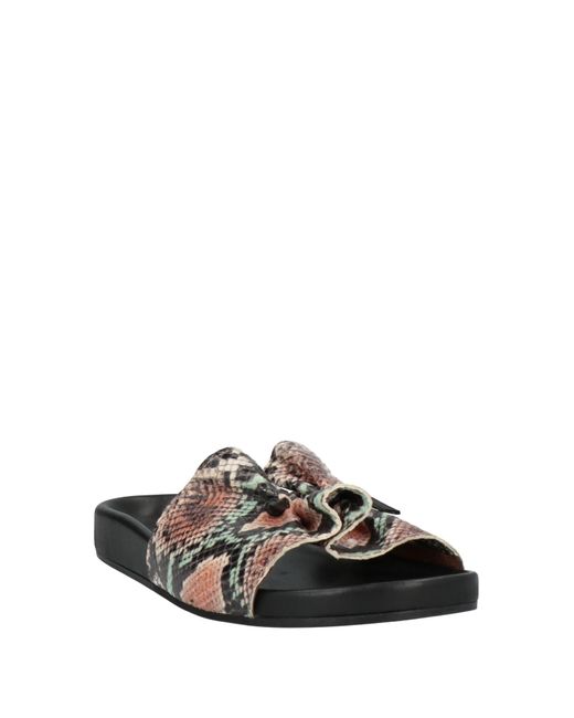 L'Autre Chose White Sandals