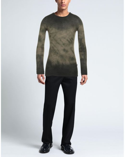 Masnada Green Sweater Merino Wool for men