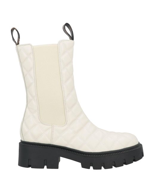 Guess White Ankle Boots