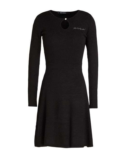 Karl Lagerfeld Black Mini Dresses