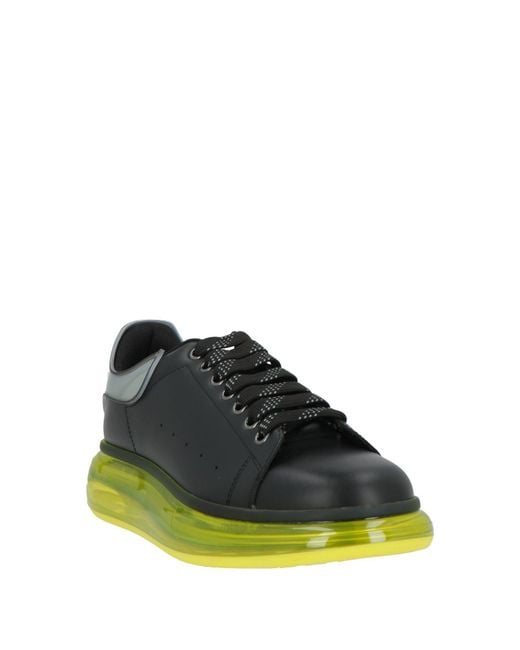 McQueen Green Sneakers Leather for men