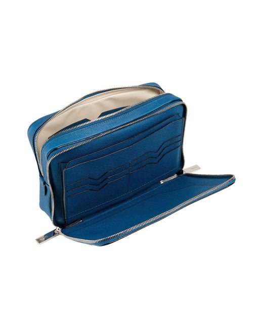 Marsupio di Valextra in Blue da Uomo