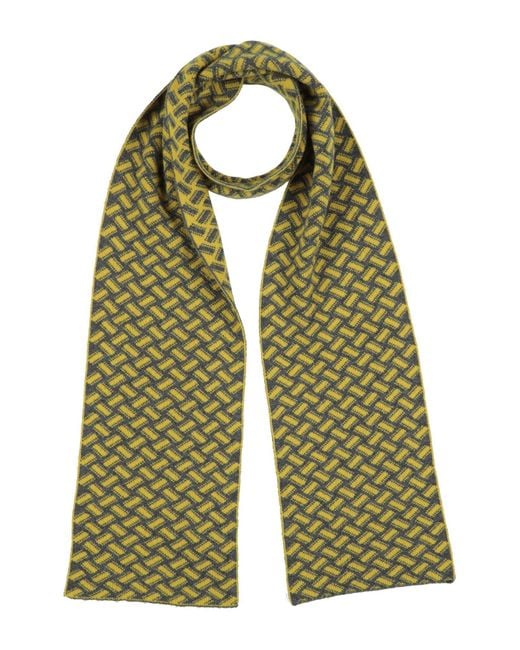 Drumohr Green Scarf Cashmere for men