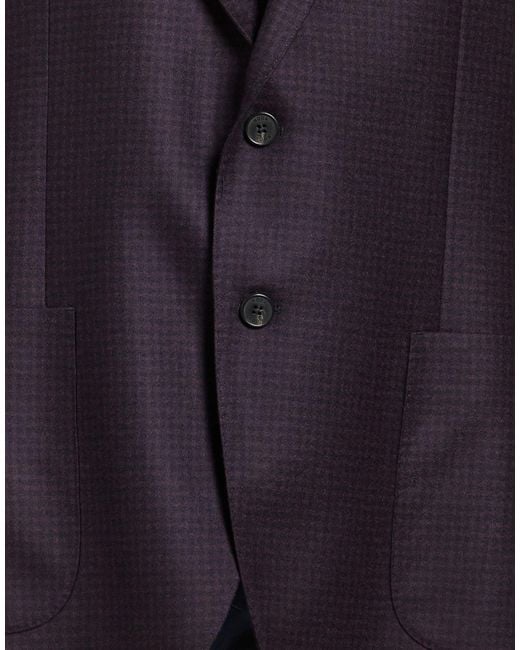 Roda Blue Plum Blazer Wool for men