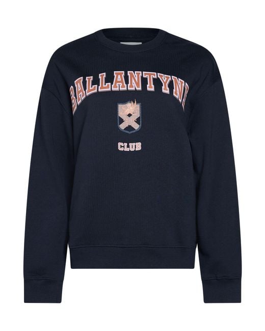 Ballantyne Blue Sweatshirt Cotton