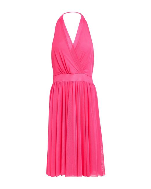 White Wise Pink Mini-Kleid