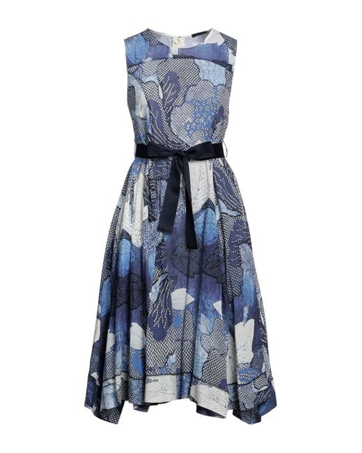 High Blue Midi-Kleid