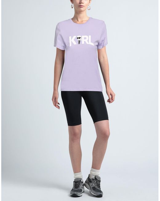 Karl Lagerfeld Purple T-shirt