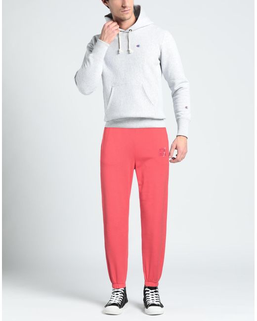 AFTER LABEL Red Pants Cotton for men