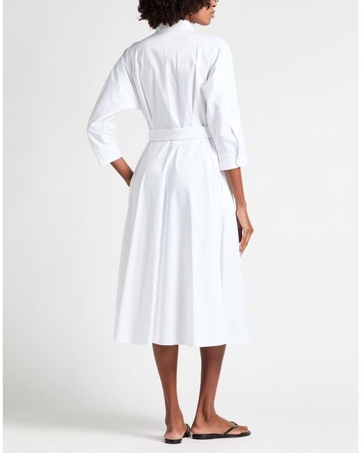 Max Mara White Midi Dresses